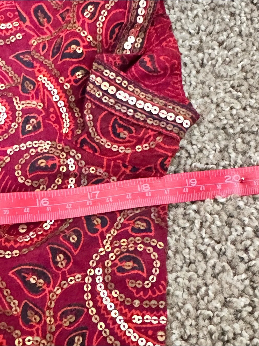 Sari Saree Indian blouse choli crop top 3 tassel ties back embroidered beaded